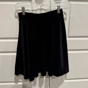 Black Velvet Skirt